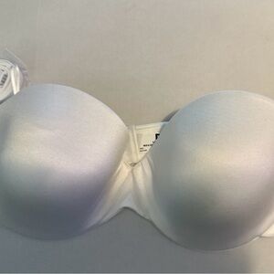 NWT Maidenform Women's Love The Lift Demi Strapless Multiway Bra 09417 34D White